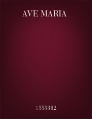 Ave Maria TTBB choral sheet music cover Thumbnail